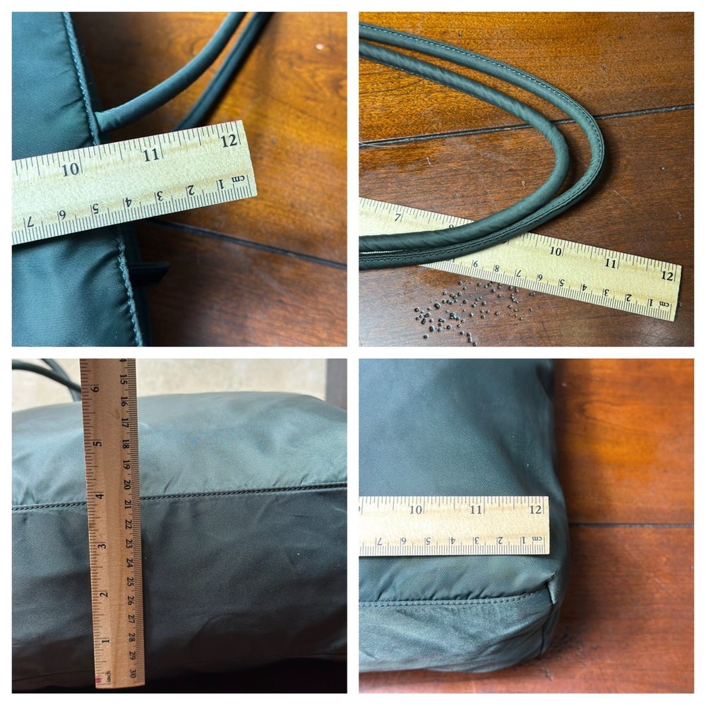 AUTHENTIC Prada tote/handbag. Color: Green. - Picture 14 of 16